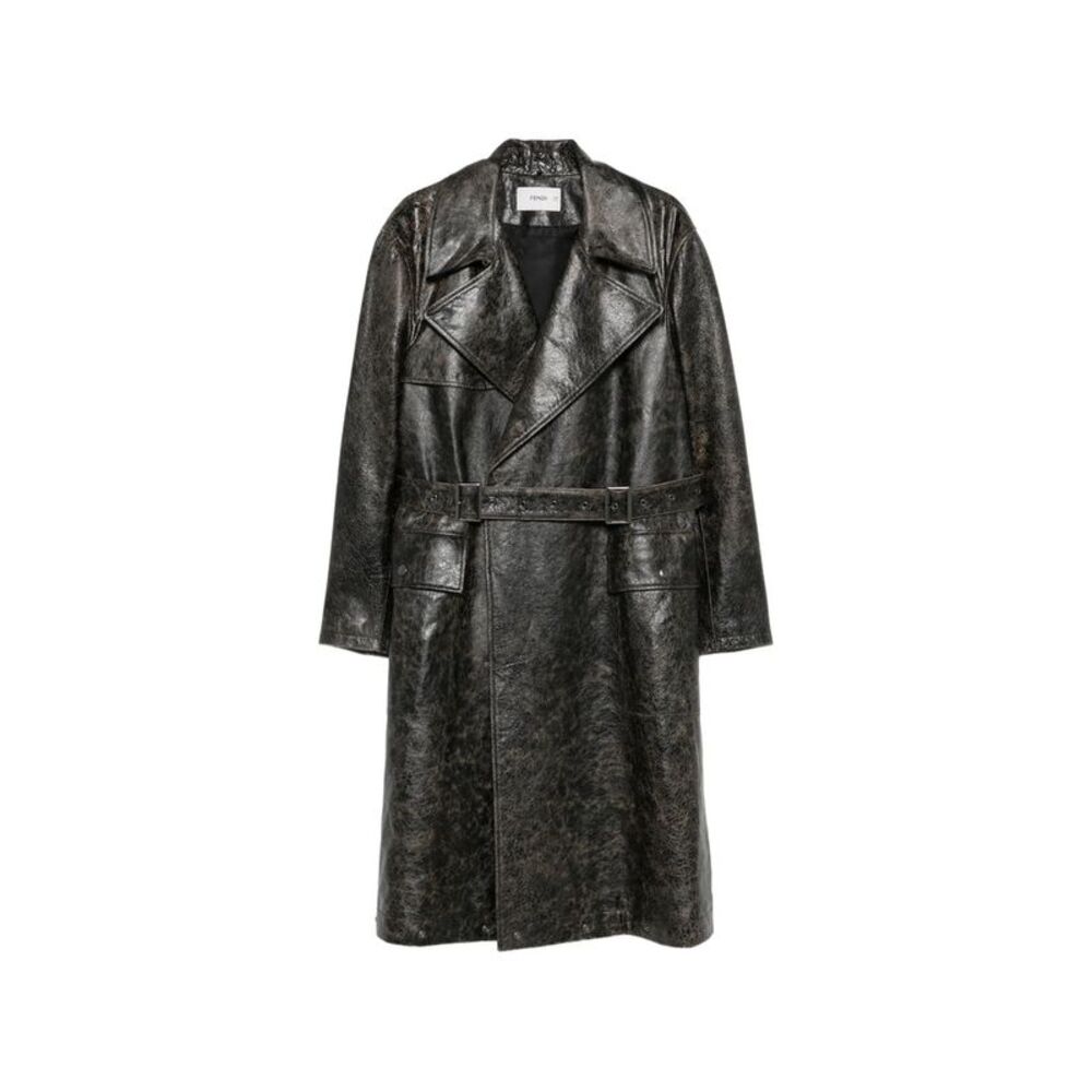 Fendi Brown Coats - Trench Coats Men